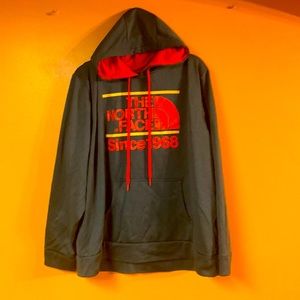 The north face sweatshirt hoodie size XXL